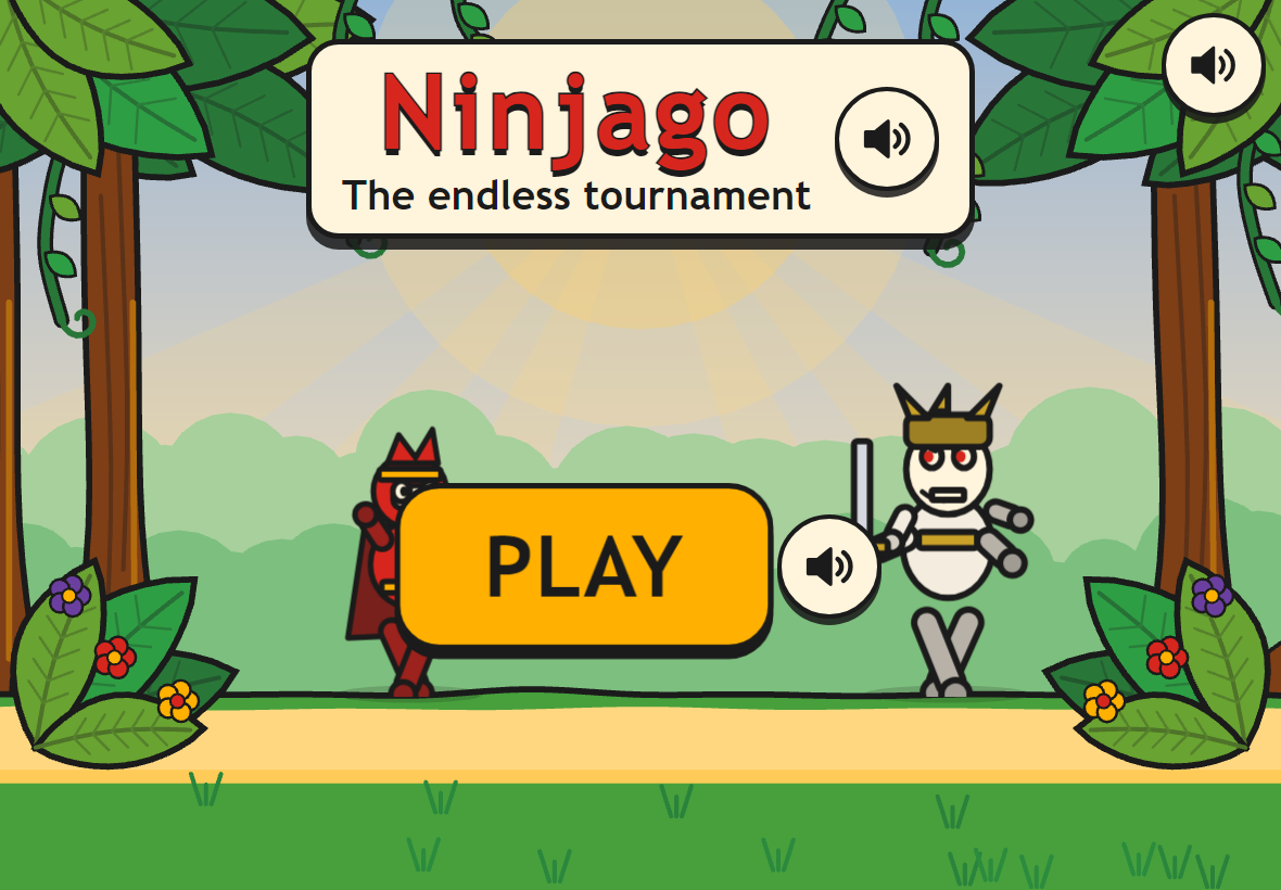 Ninjago: The Endless Tournament title screen